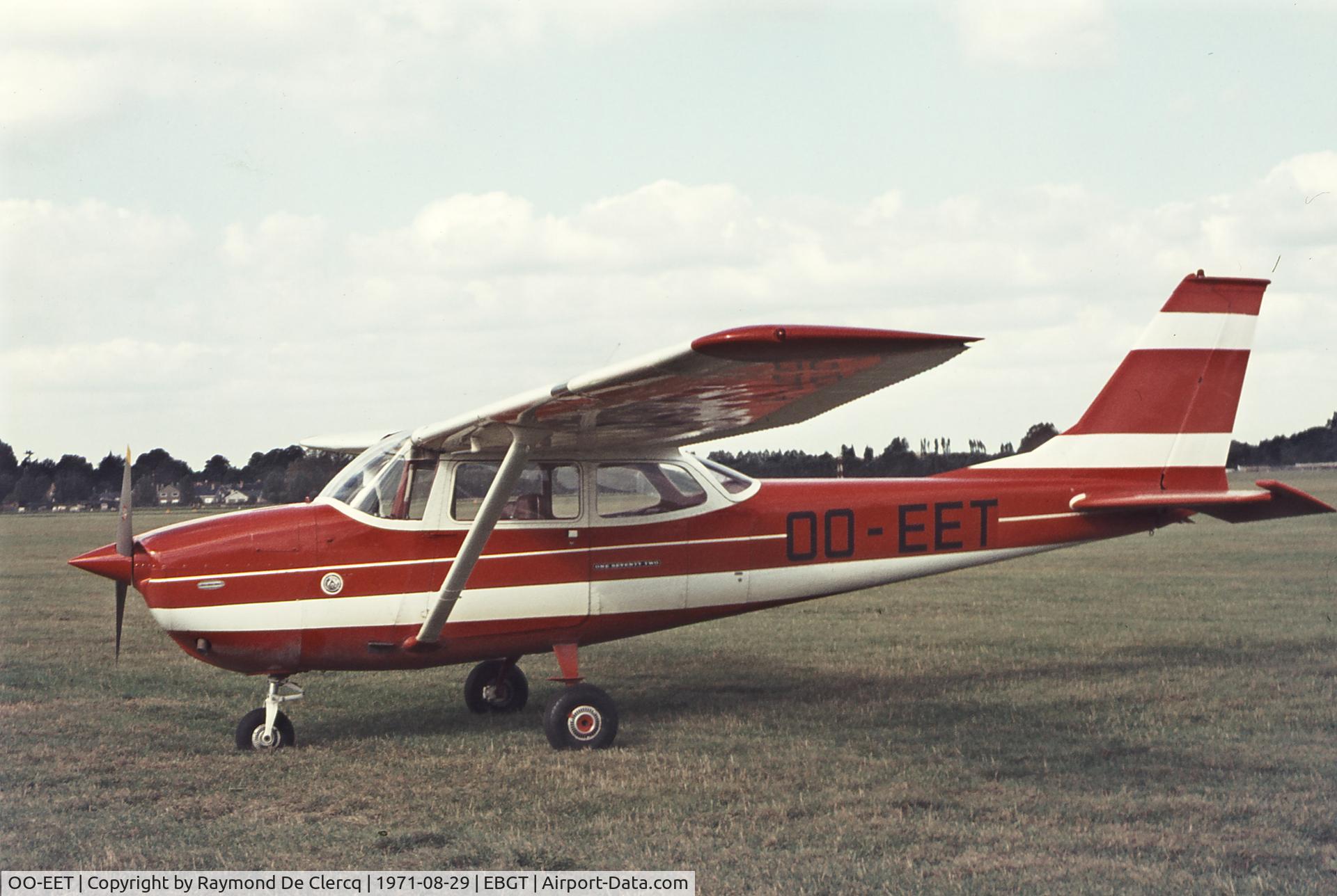 OO-EET, 1969 Reims F172H Skyhawk C/N 0602, Gent  29-8-71