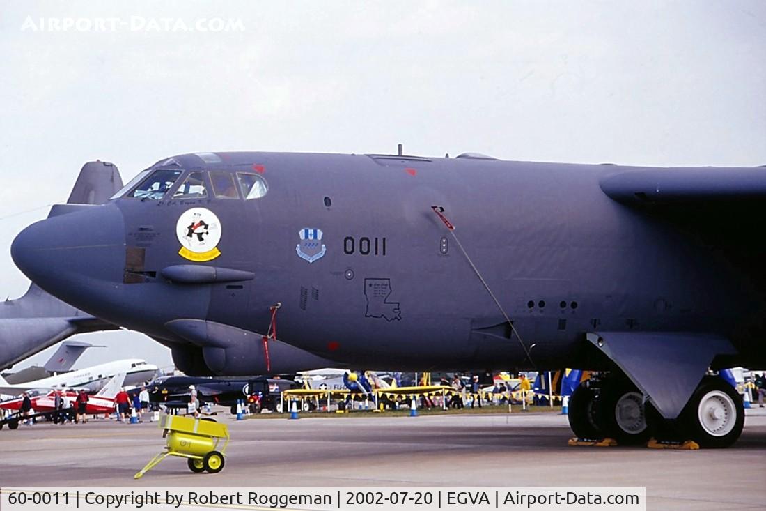 60-0011, 1960 Boeing B-52H Stratofortress C/N 464376, LA.BARKSDALE.