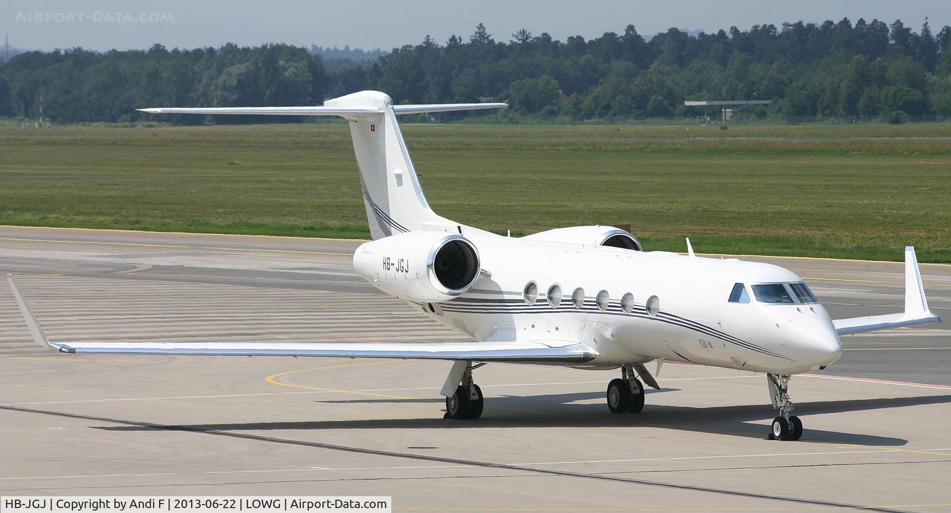 HB-JGJ, 2008 Gulfstream Aerospace GIV-X (G450) C/N 4122, G5 Executive Gulfstream G450