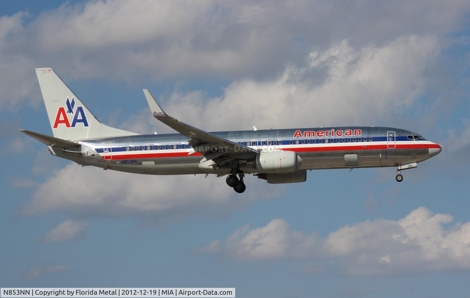 N853NN, 2010 Boeing 737-823 C/N 31105, American 737-800