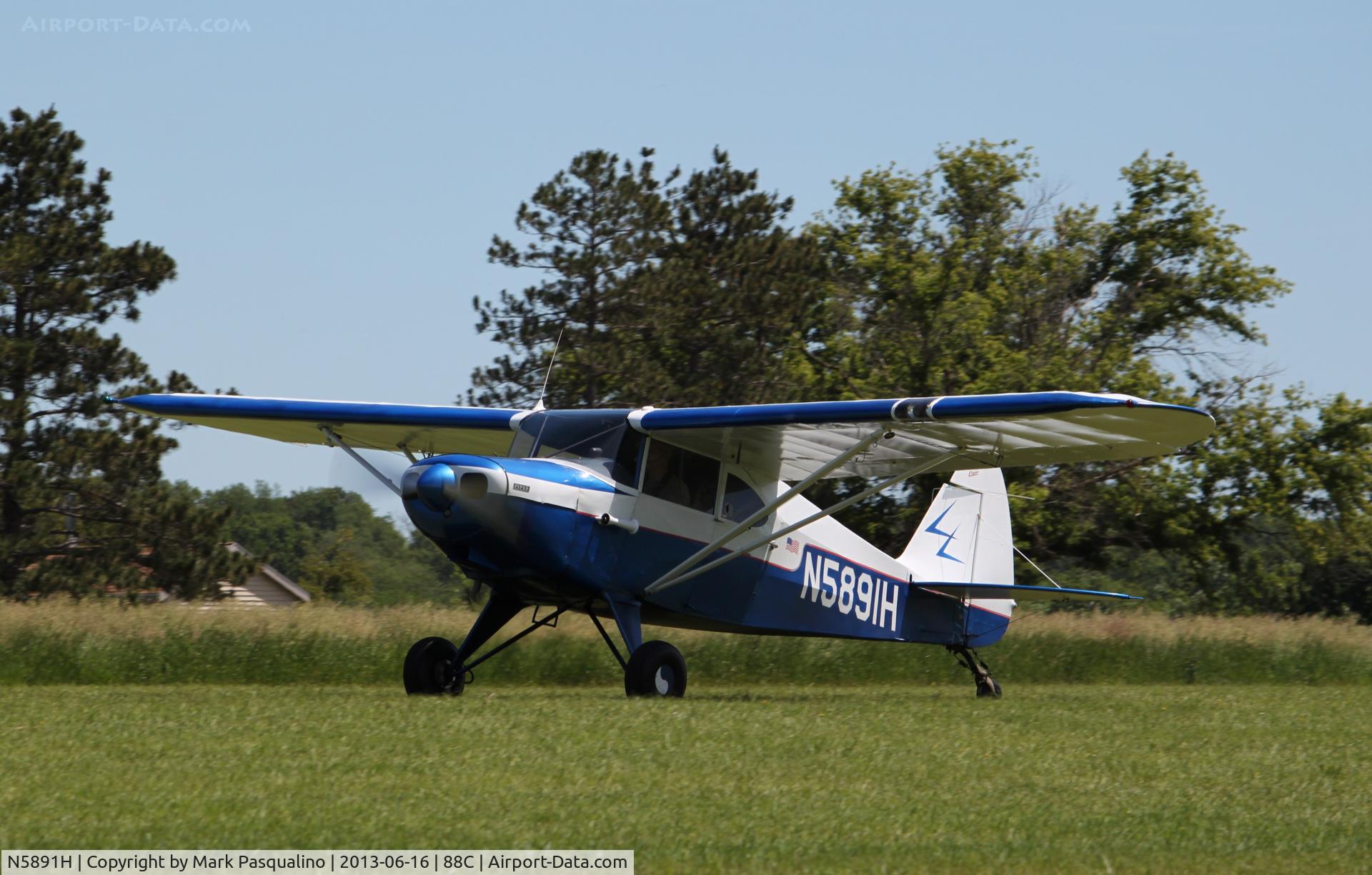N5891H, 1949 Piper PA-16 Clipper C/N 16-512, Piper PA-16