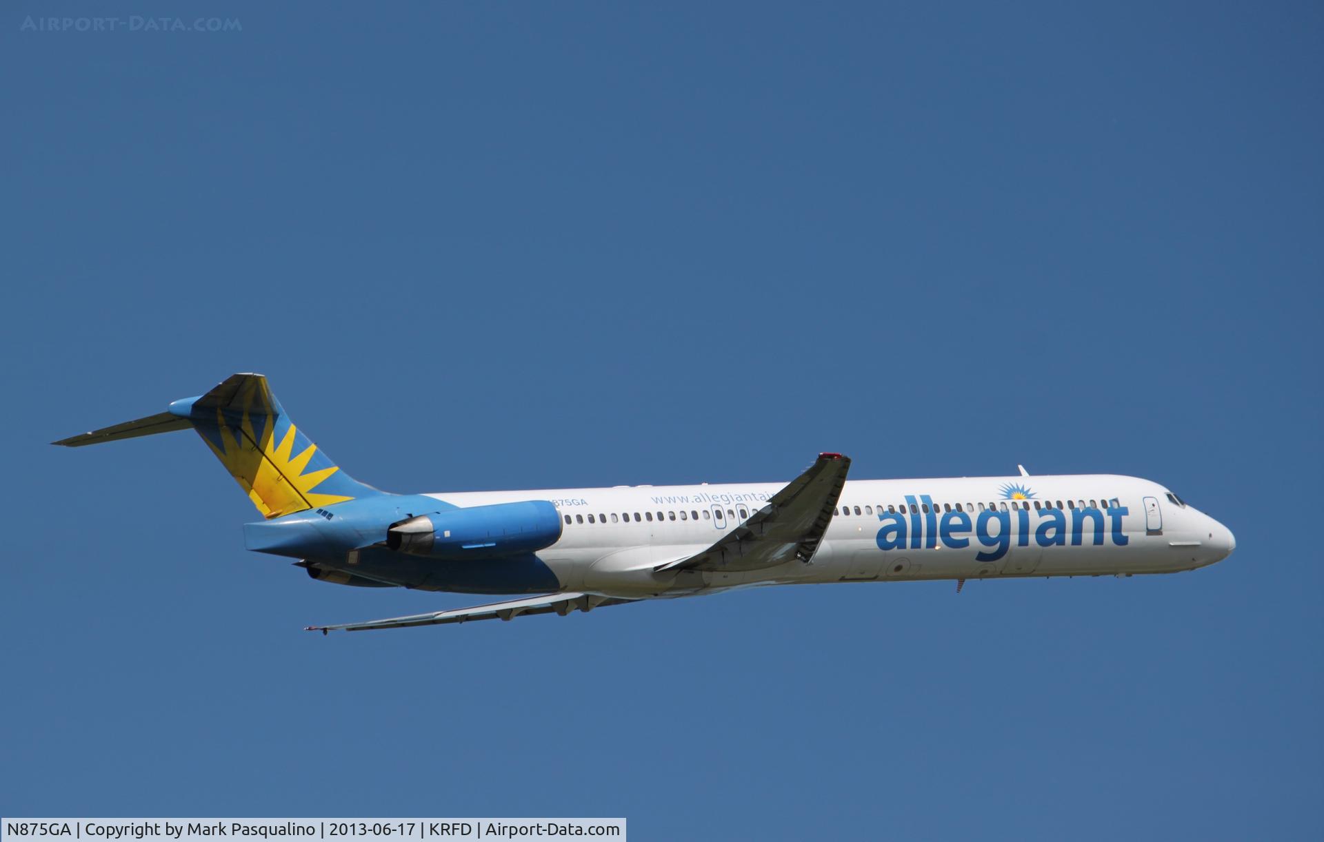 N875GA, 1995 McDonnell Douglas MD-83 (DC-9-83) C/N 53468, MD-83