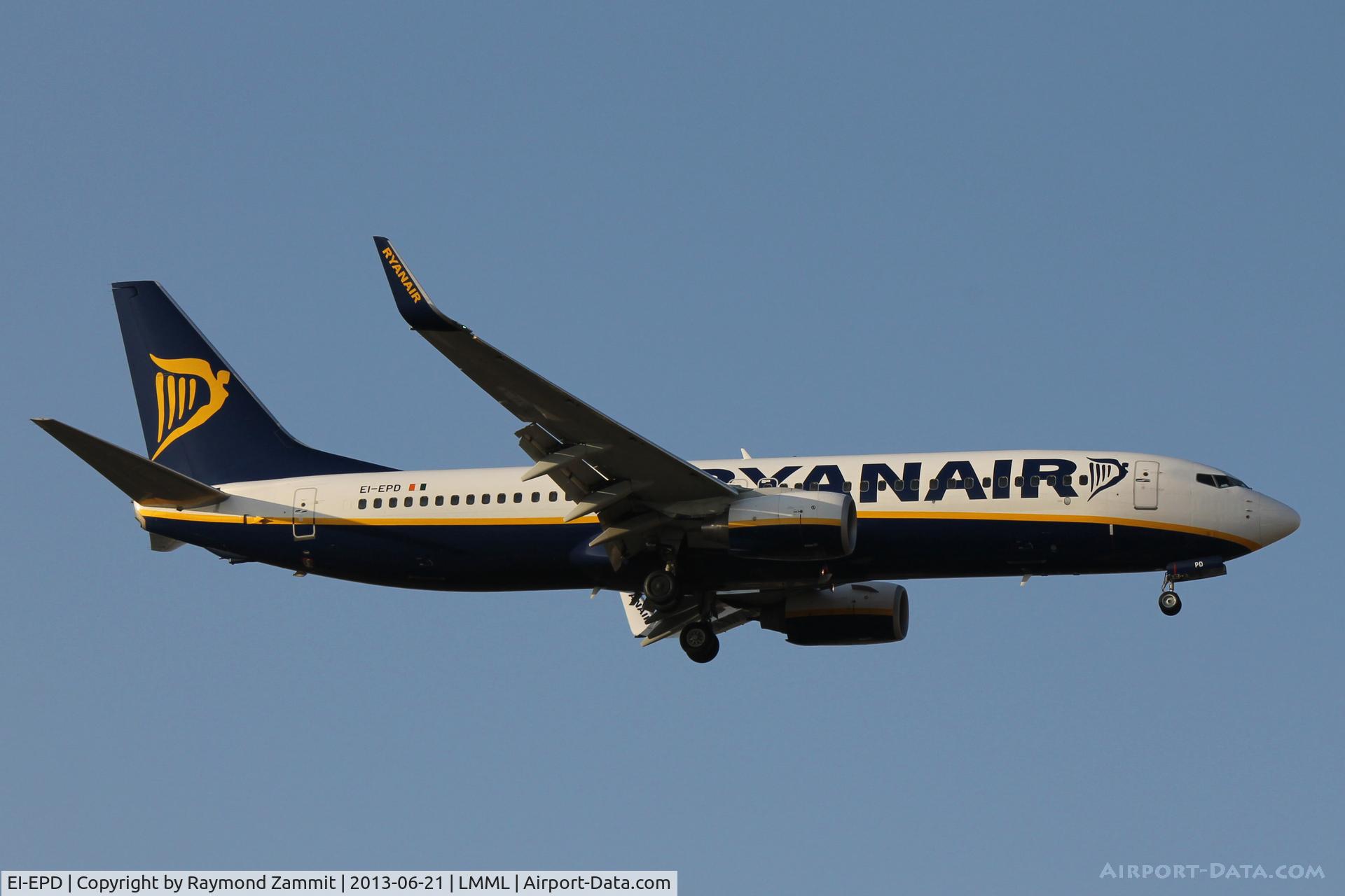 EI-EPD, 2011 Boeing 737-8AS C/N 40310, B737-800 EI-EPD Ryanair