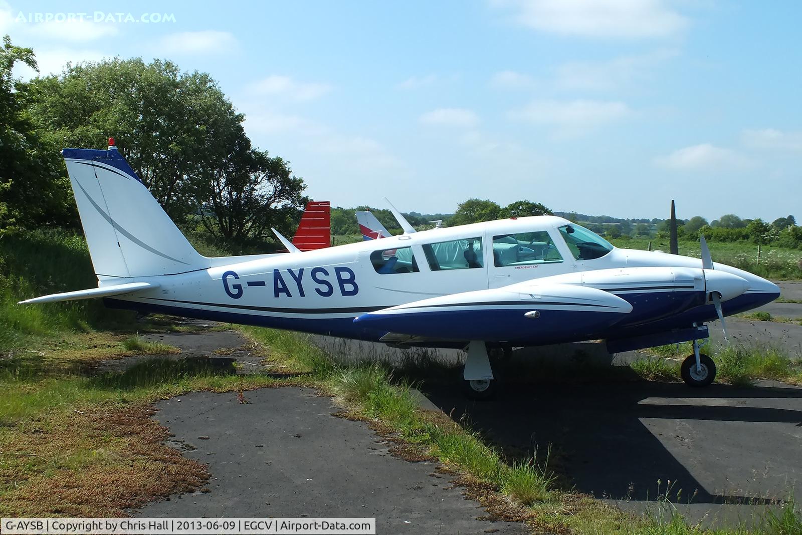 G-AYSB, 1969 Piper PA-30-160 B Twin Comanche C/N 30-1916, Sleap visitor