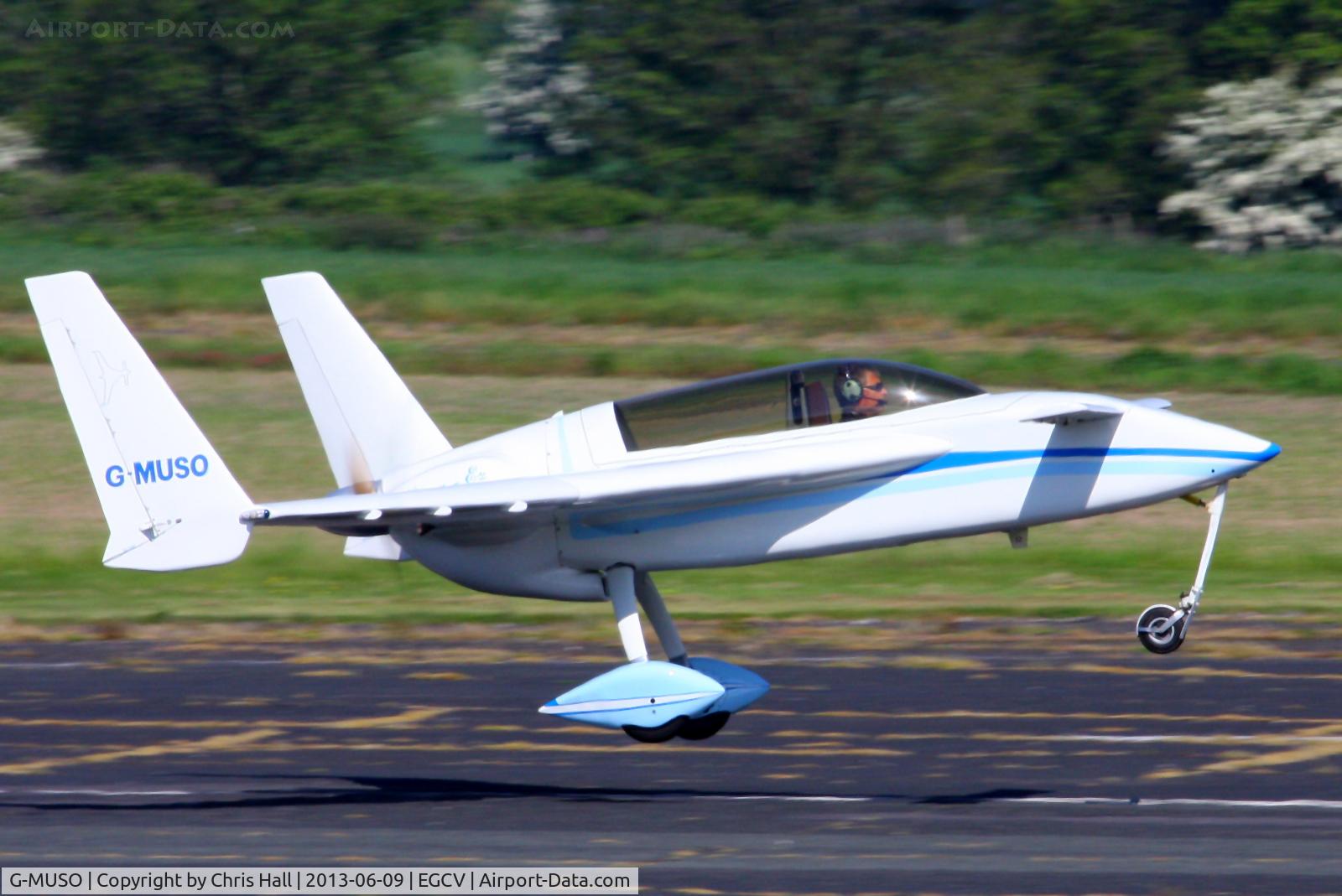 G-MUSO, 1988 Rutan Long-EZ C/N PFA 074A-10590, Sleap resident