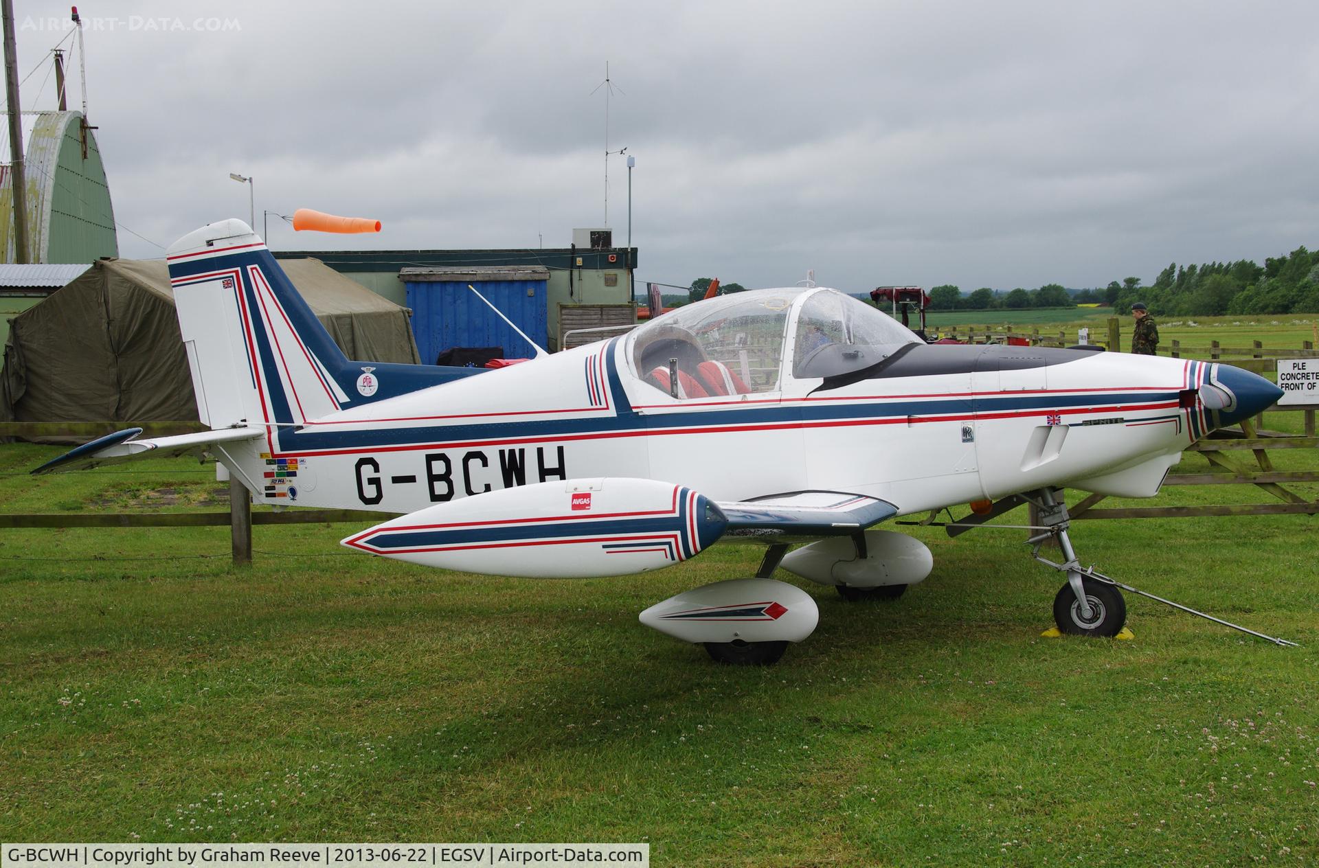 G-BCWH, 1978 Practavia Sprite C/N PFA 1366, Parked at Old Buckenham.