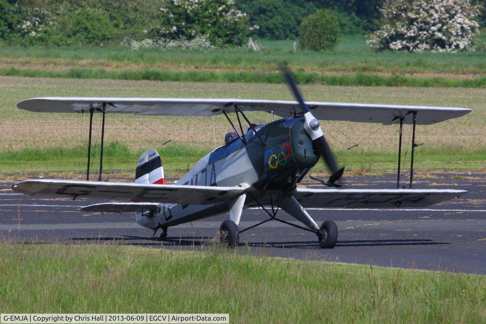 G-EMJA, 1995 CASA 1-131E Srs 2000 Replica Jungmann C/N PFA 242-12340, Sleap visitor