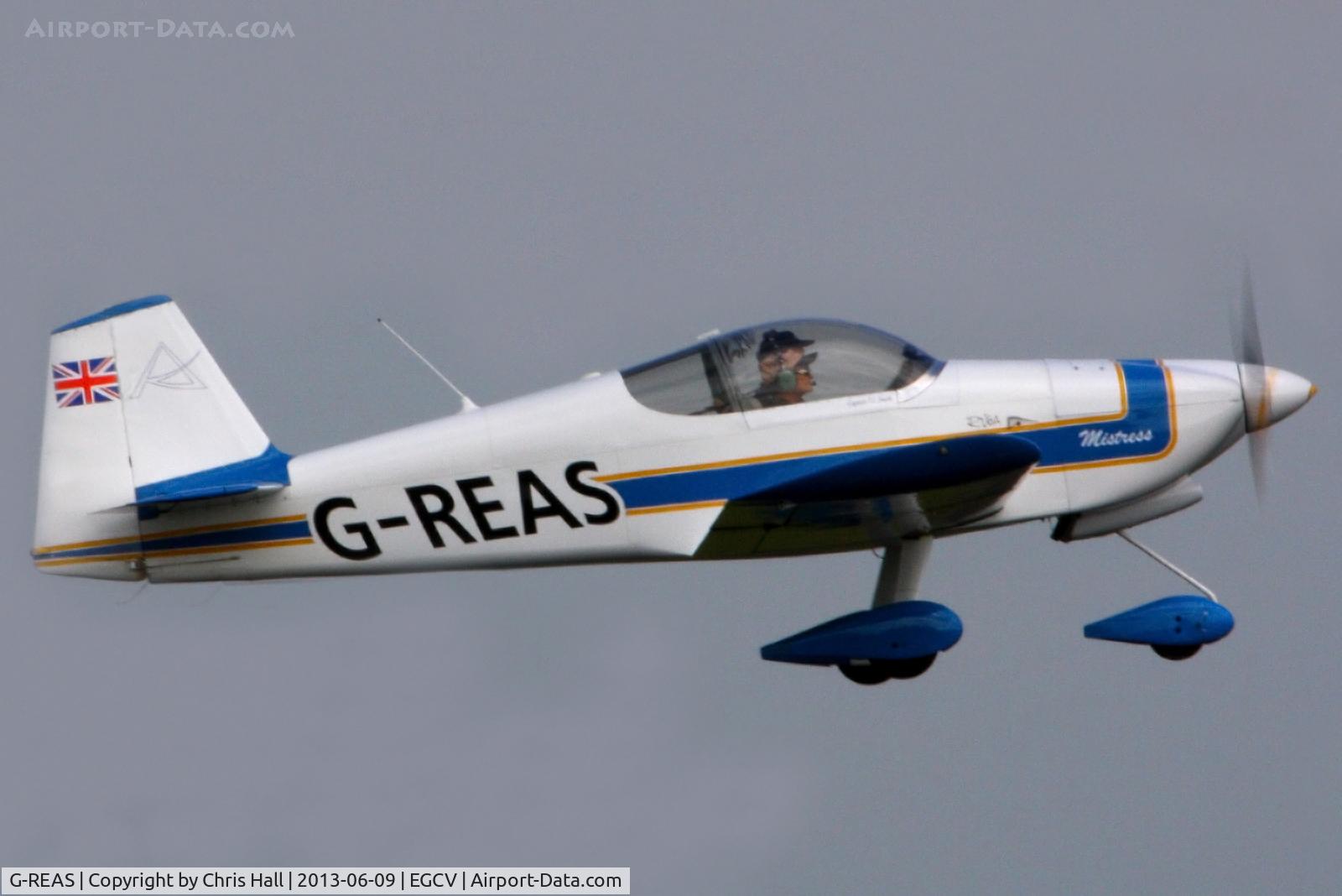 G-REAS, 1995 Vans RV-6A C/N PFA 181-12188, Sleap resident