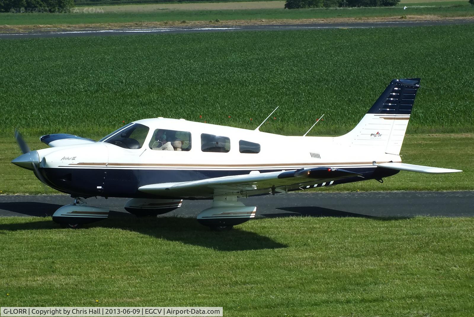 G-LORR, 1996 Piper PA-28-181 Cherokee Archer III C/N 2843037, Shropshire Aero Club