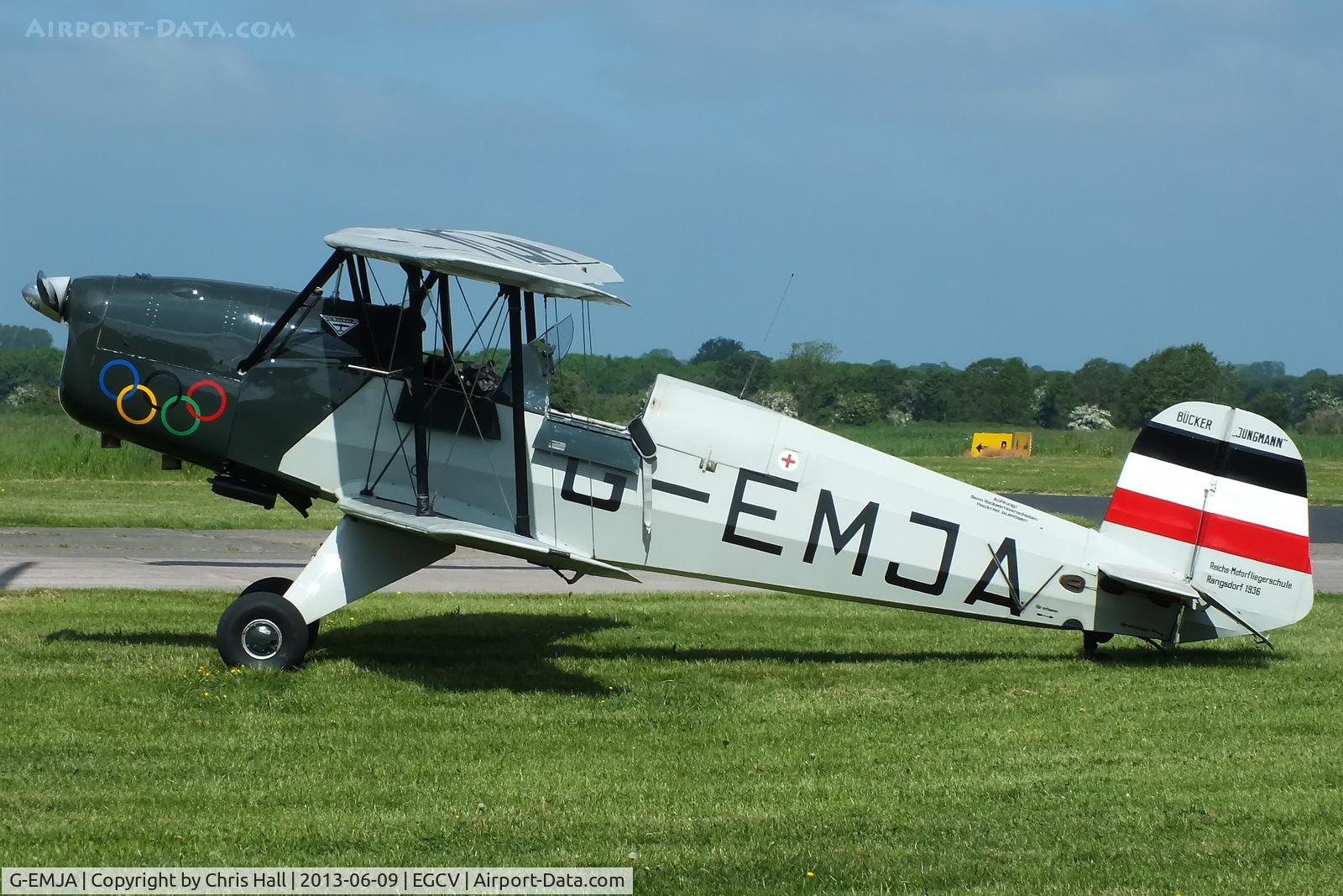 G-EMJA, 1995 CASA 1-131E Srs 2000 Replica Jungmann C/N PFA 242-12340, Sleap visitor
