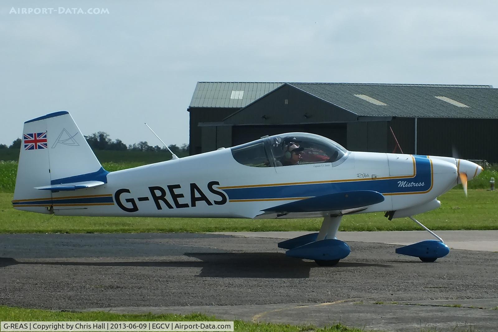 G-REAS, 1995 Vans RV-6A C/N PFA 181-12188, Sleap resident
