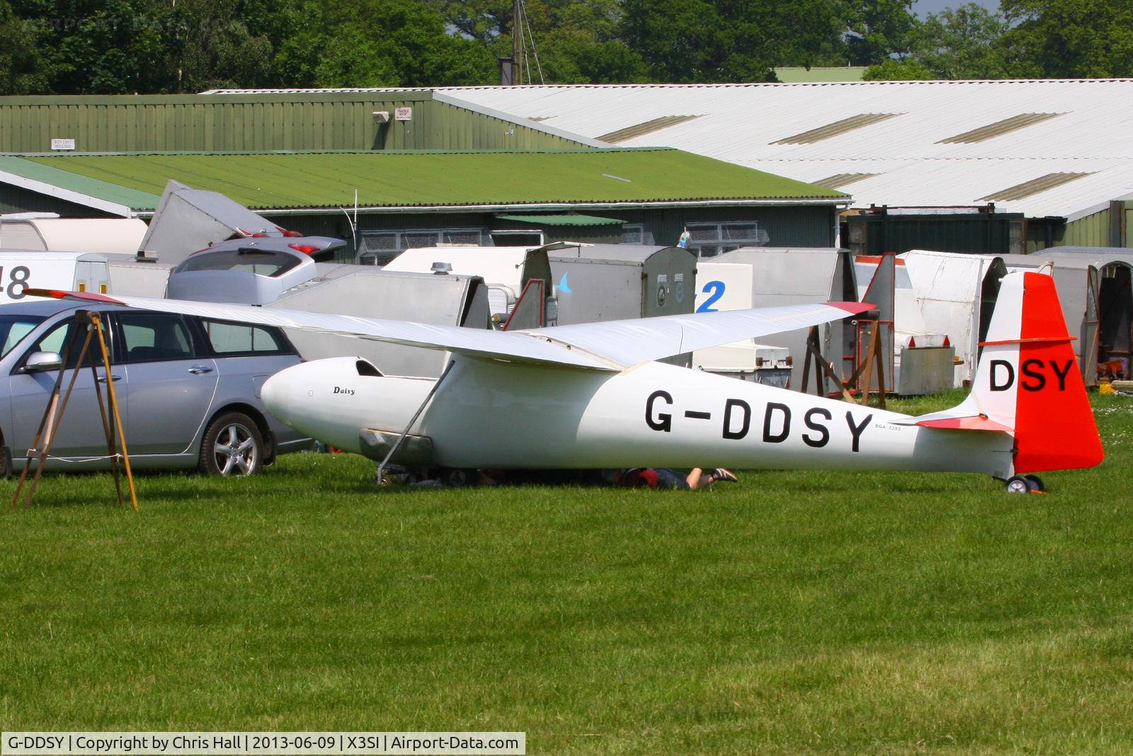 G-DDSY, 1959 Schleicher Ka-6CR Rhonsegler C/N 561, Staffordshire Gliding Club, Seighford Airfield