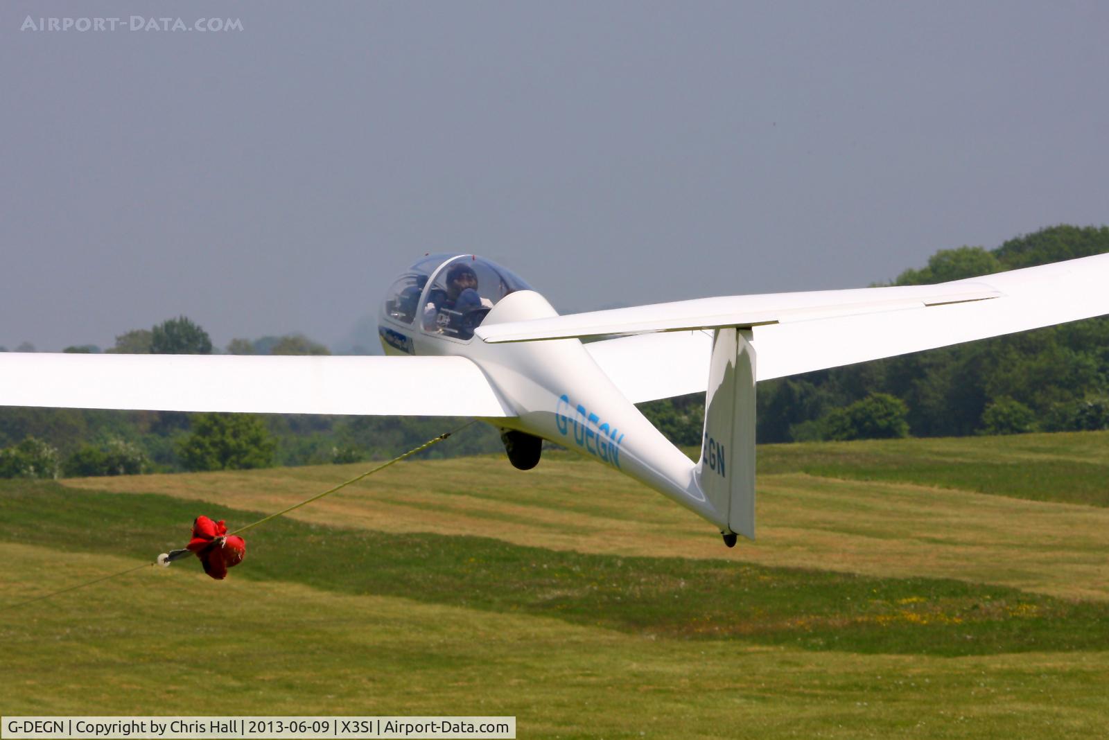 G-DEGN, 1980 Grob G-103 Twin Astir II C/N 3542, Staffordshire Gliding Club, Seighford Airfield