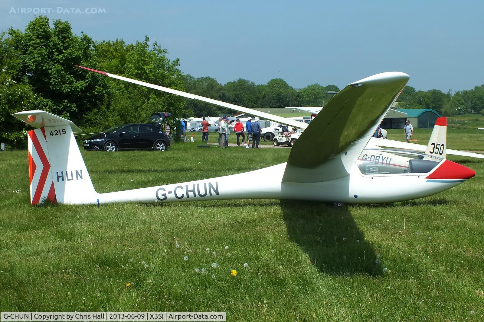 G-CHUN, 1978 Grob G-102 Astir CS Jeans C/N 2089, Staffordshire Gliding Club, Seighford Airfield