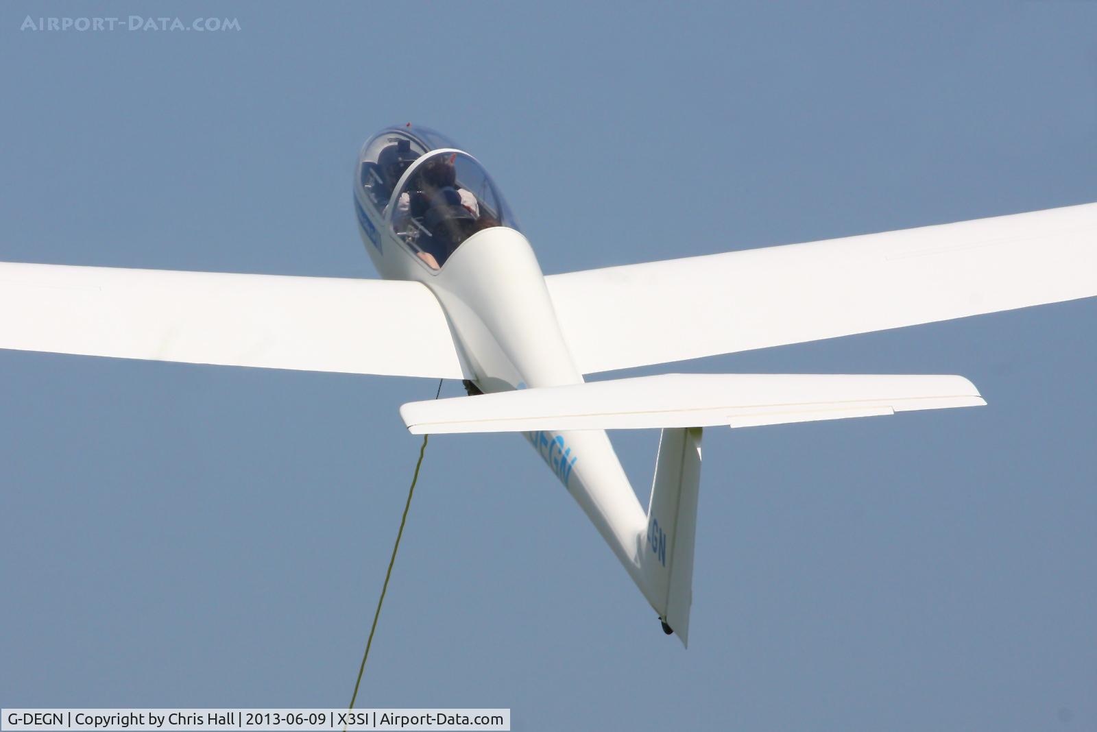 G-DEGN, 1980 Grob G-103 Twin Astir II C/N 3542, Staffordshire Gliding Club, Seighford Airfield