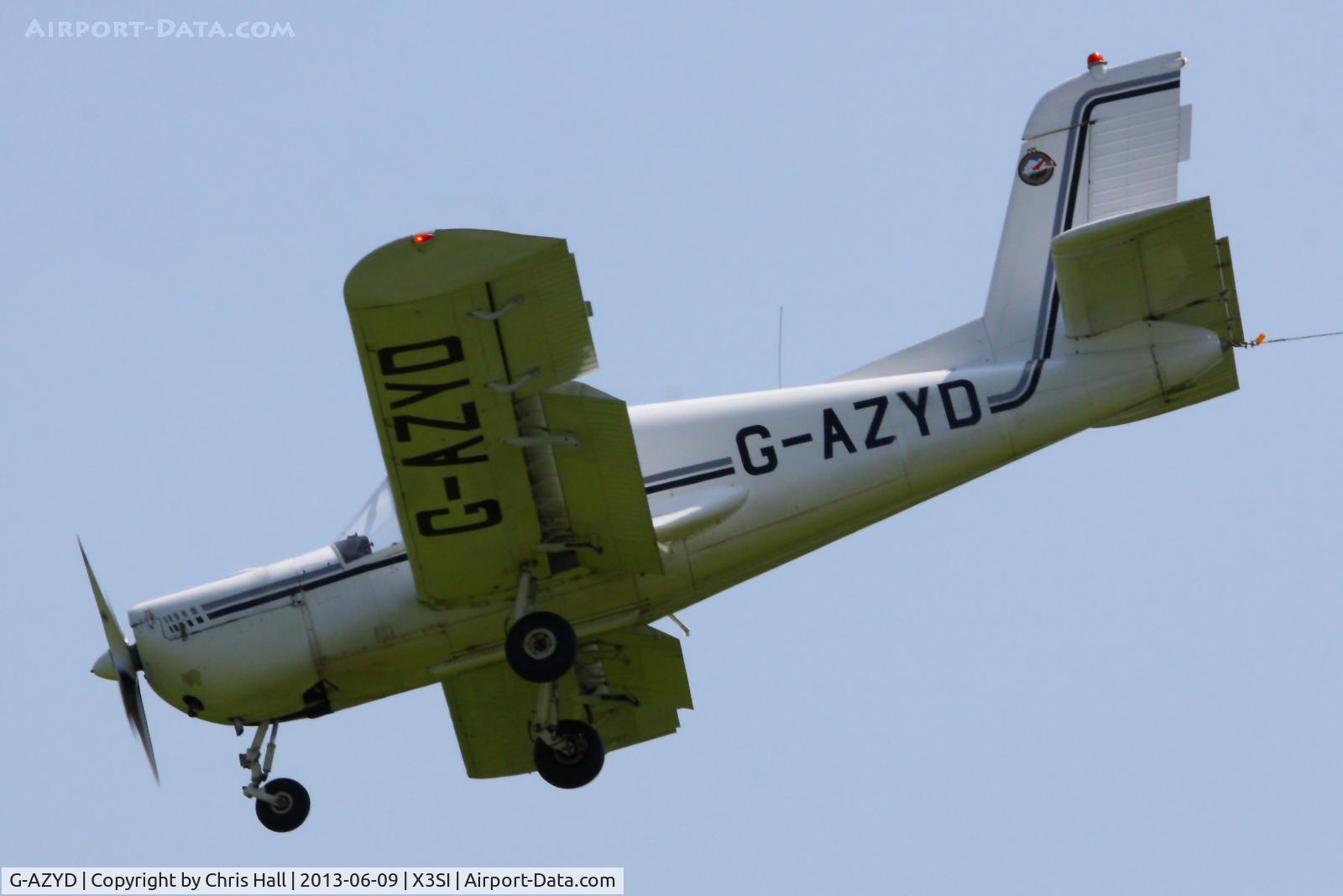 G-AZYD, 1966 Socata MS-893A Rallye Commodore 180 C/N 10645, Staffordshire Gliding Club, Seighford Airfield