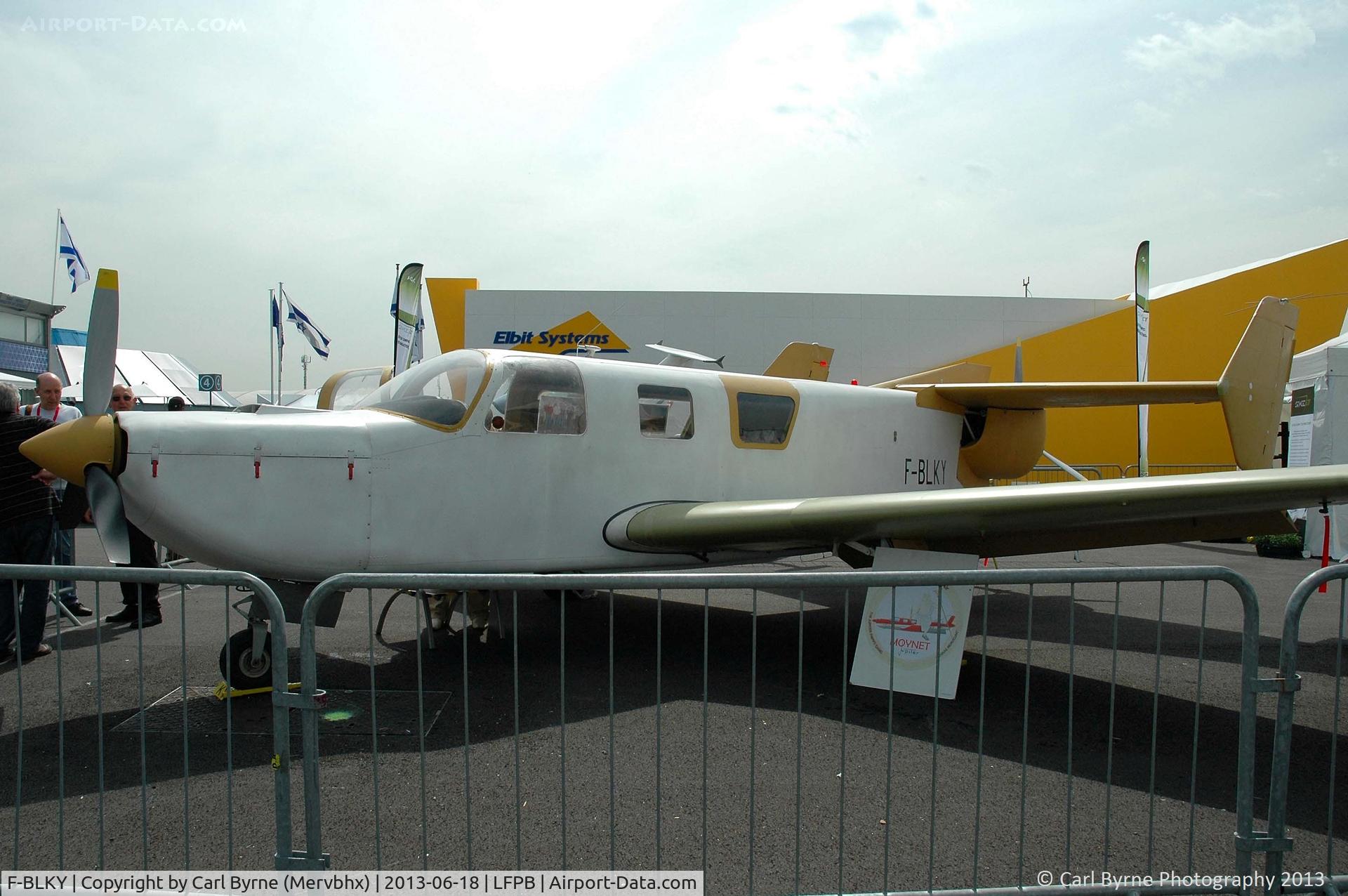 F-BLKY, Matra Moynet M-360-6 Jupiter C/N 03, Part of the 2013 Paris Air Show Static Display.