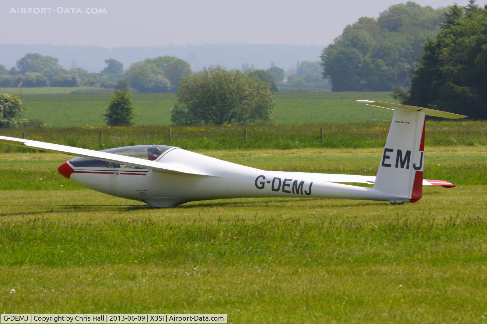 G-DEMJ, 1982 Slingsby T-65C Sport Vega C/N 1951, Staffordshire Gliding Club, Seighford Airfield