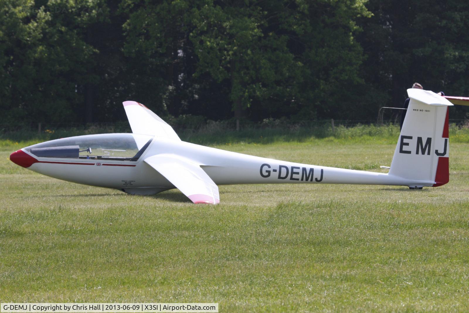 G-DEMJ, 1982 Slingsby T-65C Sport Vega C/N 1951, Staffordshire Gliding Club, Seighford Airfield