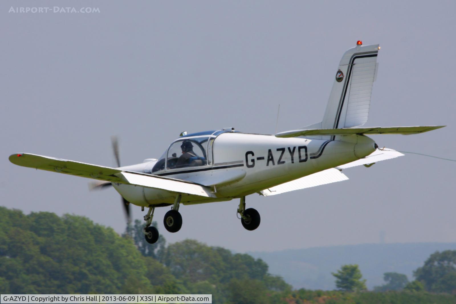 G-AZYD, 1966 Socata MS-893A Rallye Commodore 180 C/N 10645, Staffordshire Gliding Club, Seighford Airfield