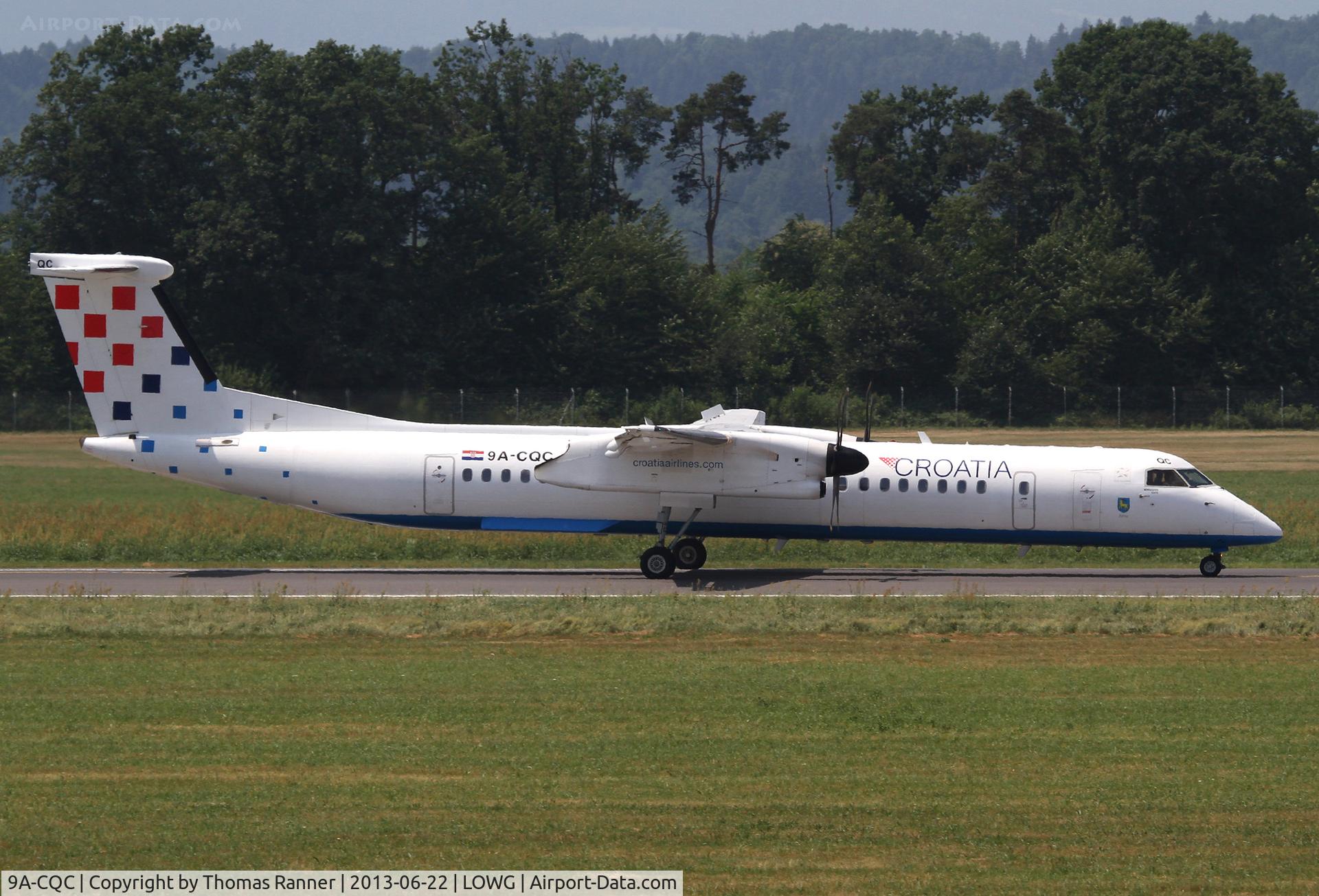 9A-CQC, 2009 De Havilland Canada DHC-8-402Q Dash 8 C/N 4258, Croatia DHC-8