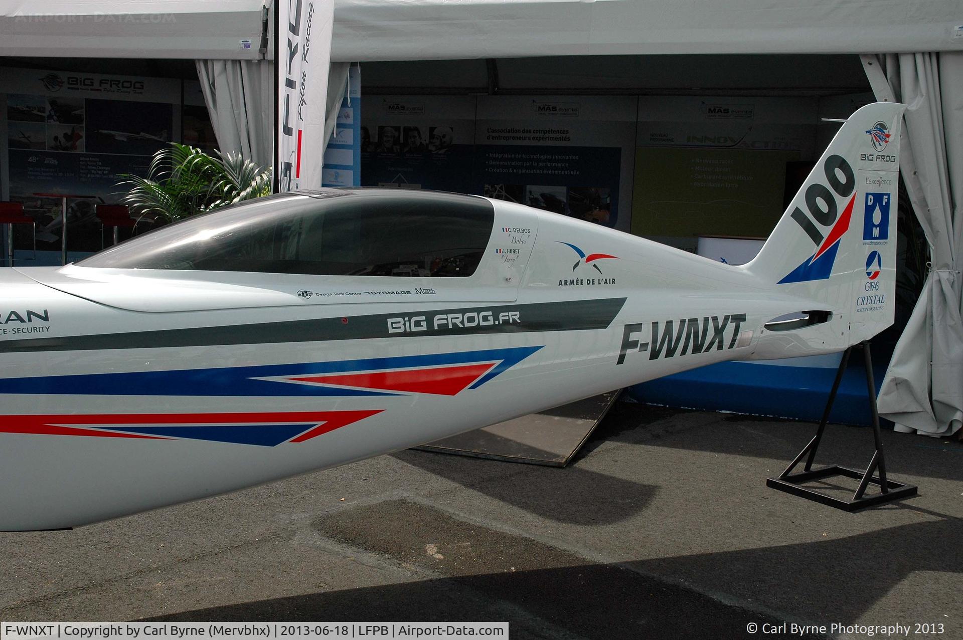F-WNXT, 2010 MAS Events Nemesis NXT C/N 010, Part of the 2013 Paris Air Show Static Display.