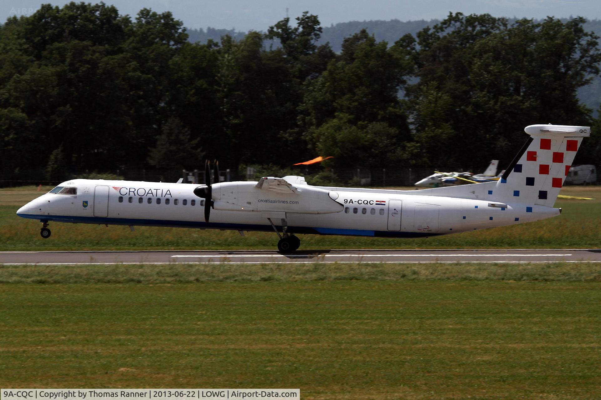 9A-CQC, 2009 De Havilland Canada DHC-8-402Q Dash 8 C/N 4258, Croatia DHC-8