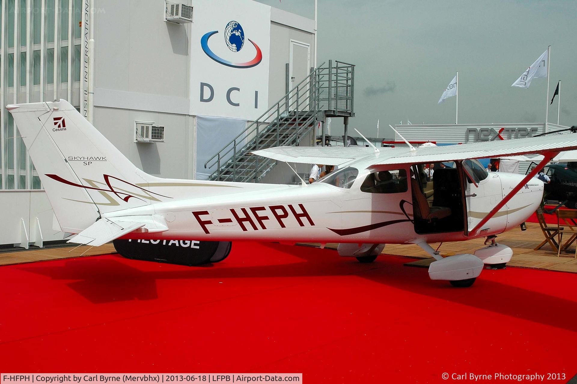 F-HFPH, 2008 Cessna 172S Skyhawk C/N 172S10703, Part of the 2013 Paris Air Show Static Display.