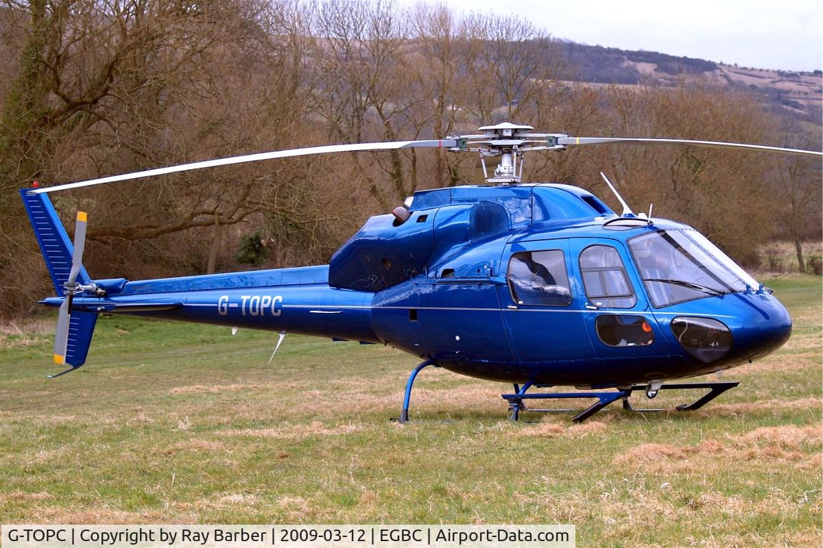 G-TOPC, 1983 Aerospatiale AS-355F-1 Ecureuil 2 C/N 5313, Aerospatiale AS355F1 Ecureuil II [5313] (Kinetic Avionics Ltd) Cheltenham~G 12/03/2009
