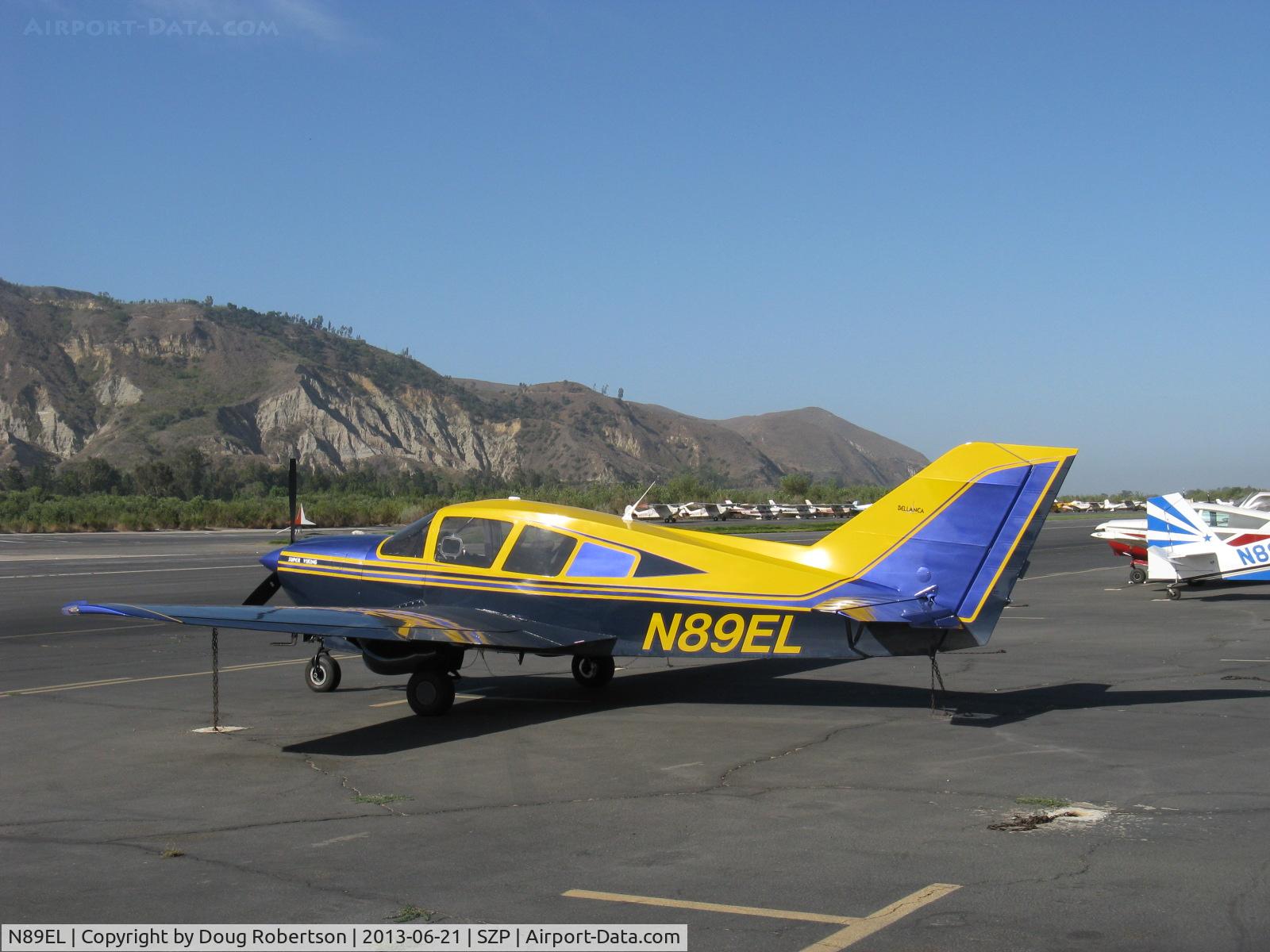 N89EL, 1989 Bellanca 17-30A Viking C/N 89-301009, 1989 Bellanca 17-30A SUPER VIKING, Continental IO-520 300 Hp, on transient ramp after annual maintenance