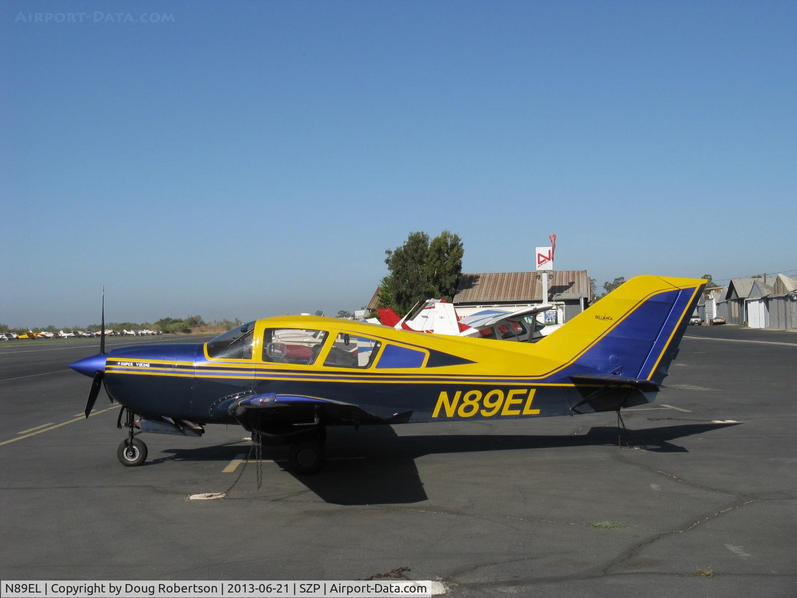 N89EL, 1989 Bellanca 17-30A Viking C/N 89-301009, 1989 Bellanca 17-30A SUPER VIKING, Continental IO-520 300 Hp, on transient ramp after annual maintenance