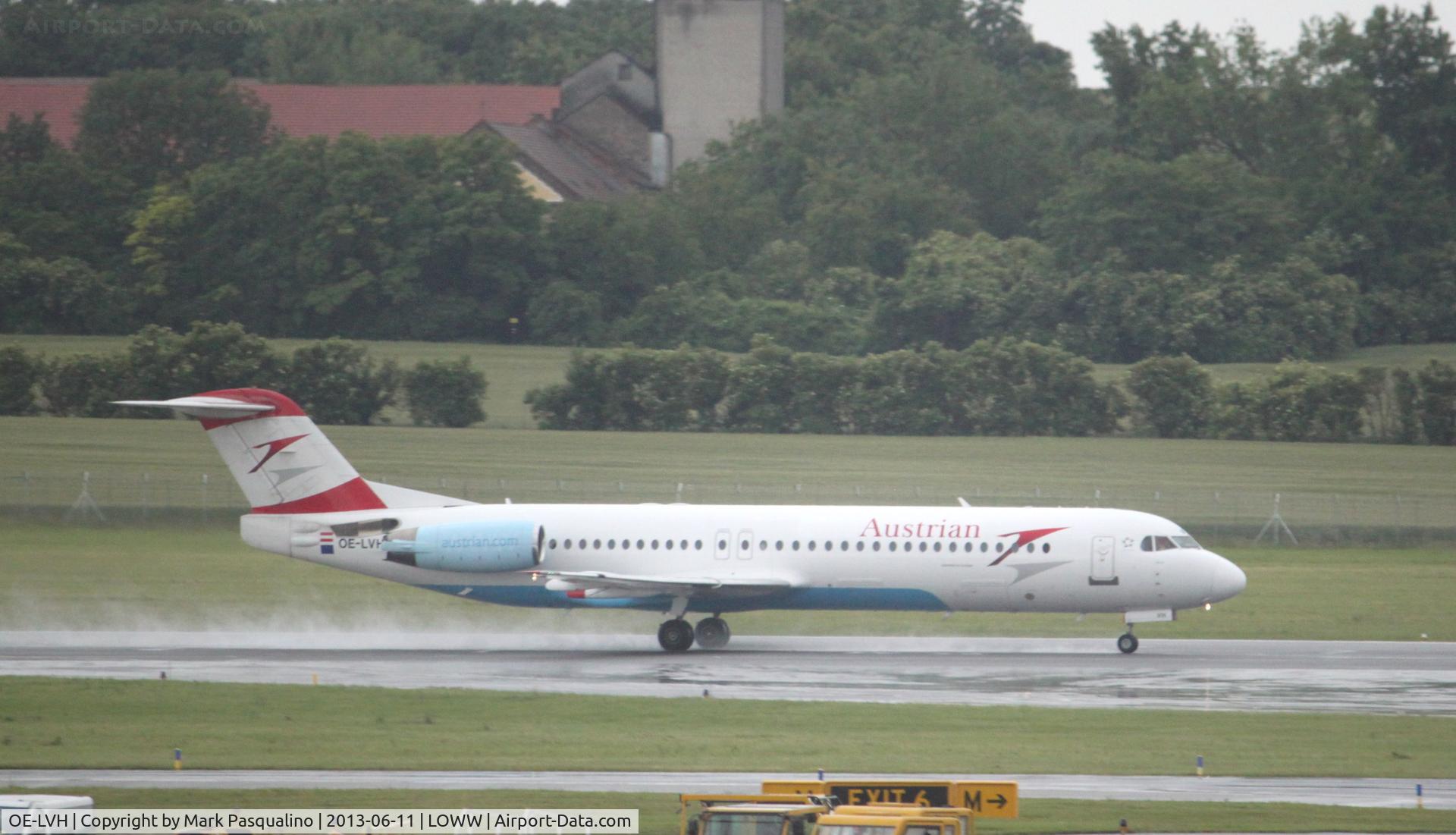 OE-LVH, 1993 Fokker 100 (F-28-0100) C/N 11456, Fokker 100