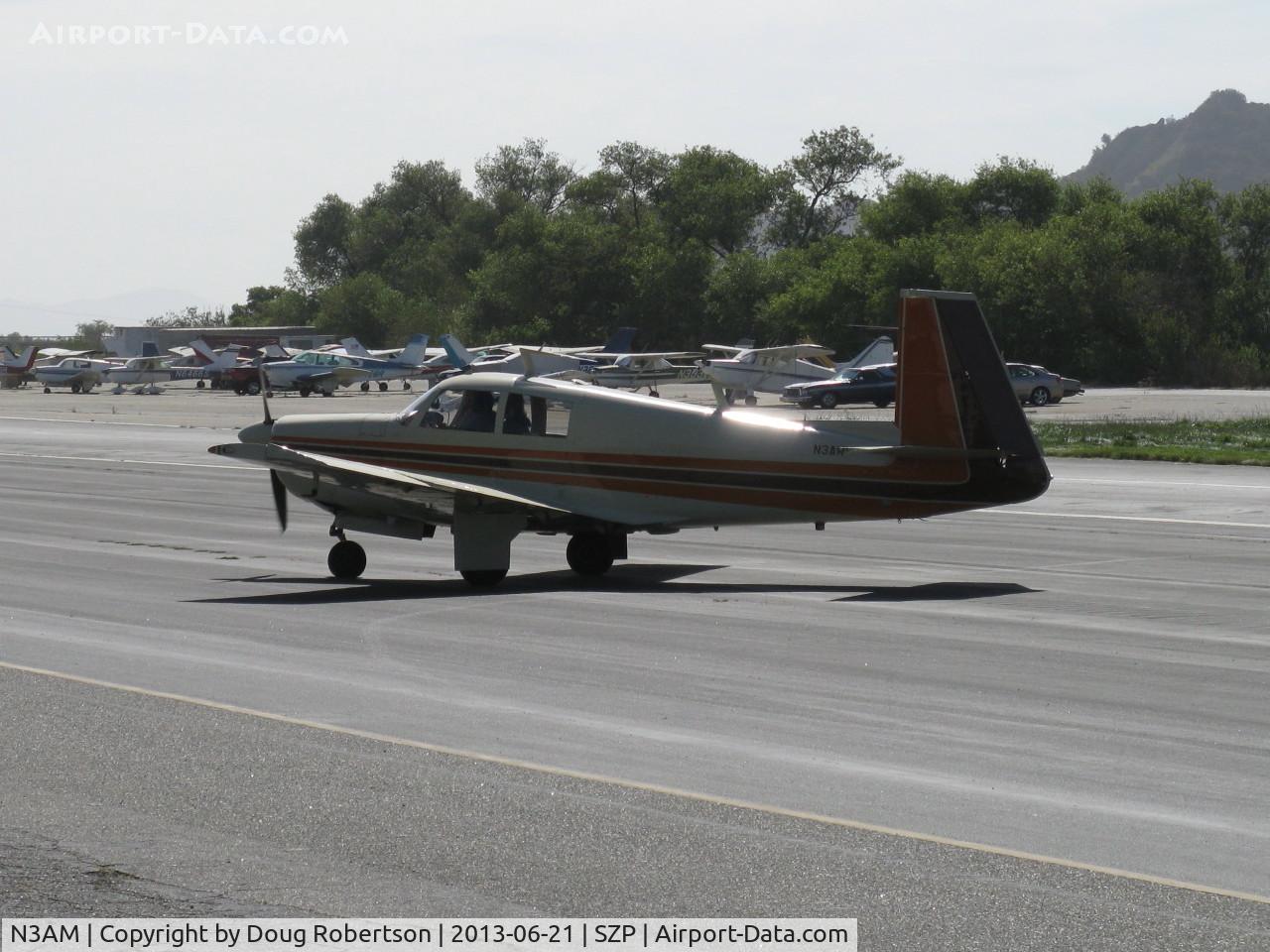 N3AM, 1966 Mooney M20E C/N 1013, 1966 Mooney M20E SUPER 21, Lycoming IO-360-A1A 200 Hp, with altitude power boost bypasses air filter-use only above 5,000 ft., taxi back to fuel dock after landing Rwy 22. I flew a 1964 M20E in 1966.