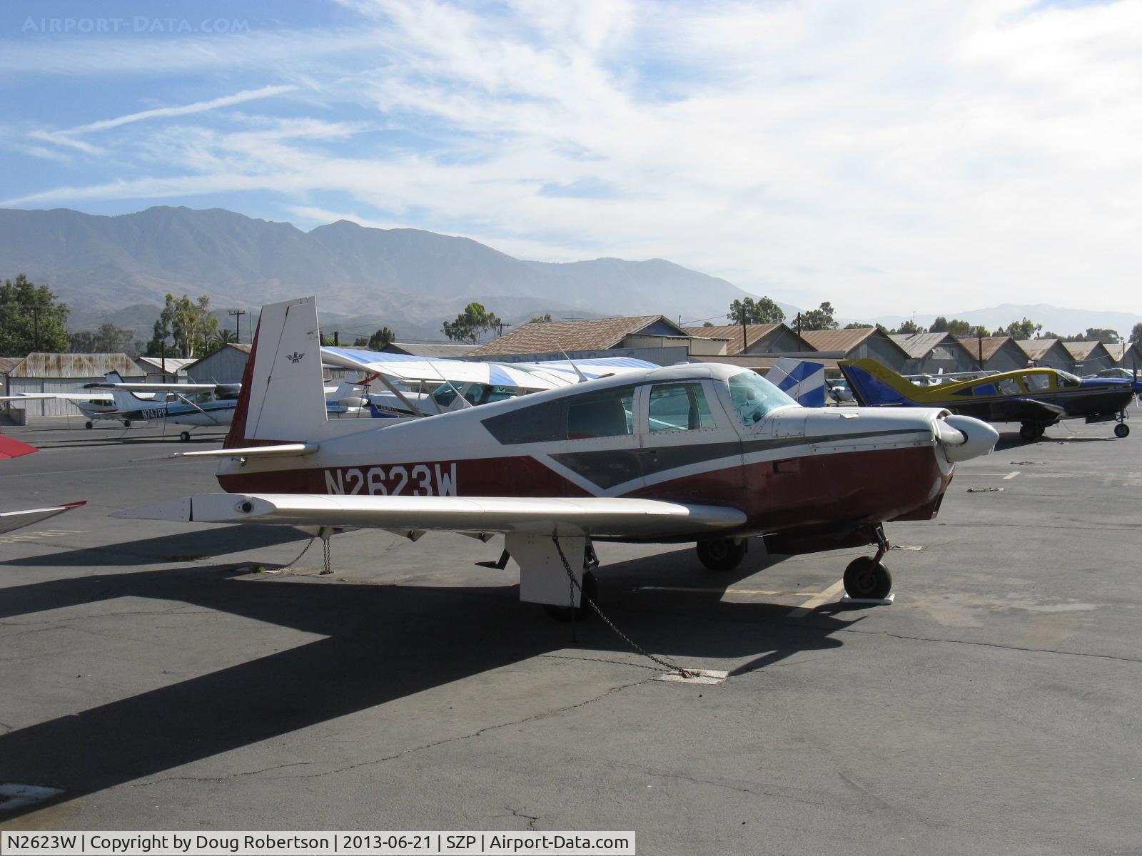 N2623W, 1966 Mooney M20C Mark 21 Ranger C/N 3296, 1966 Mooney M20C Mark 21, Lycoming O-360 180 Hp.