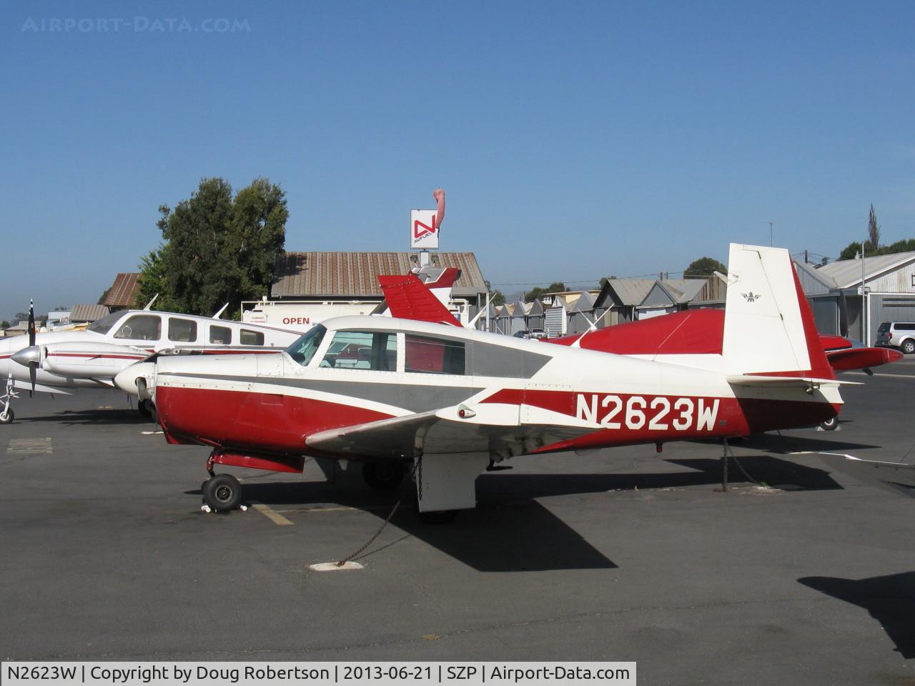N2623W, 1966 Mooney M20C Mark 21 Ranger C/N 3296, 1966 Mooney M20C Mark 21, Lycoming O-360 180 Hp.