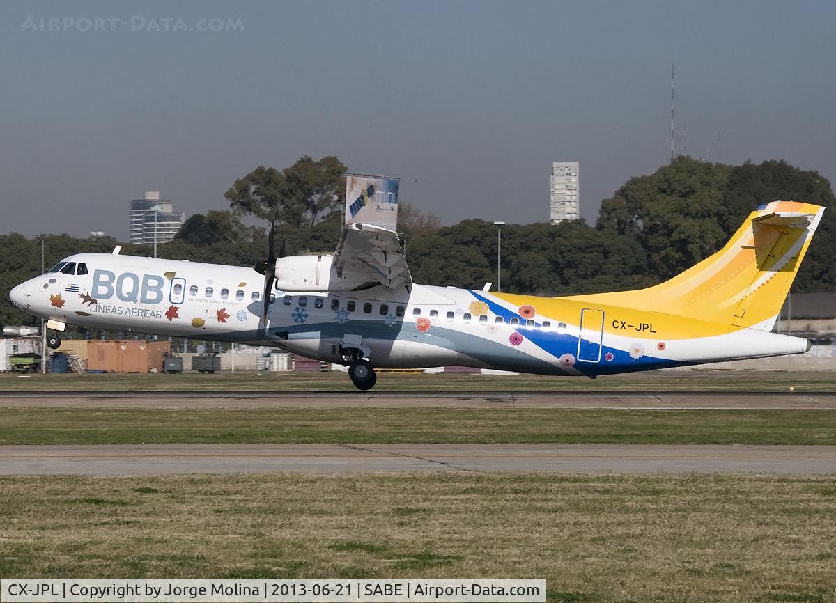 CX-JPL, 2009 ATR 72-212A C/N 816, Taking off RWY 13.