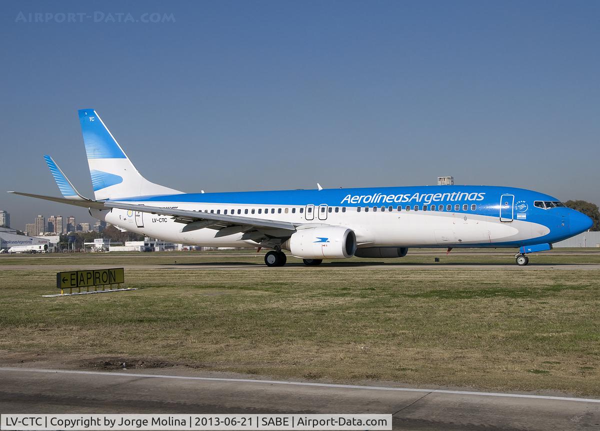 LV-CTC, 2001 Boeing 737-86J C/N 30570, Ex D-ABBA with Air Berlin.