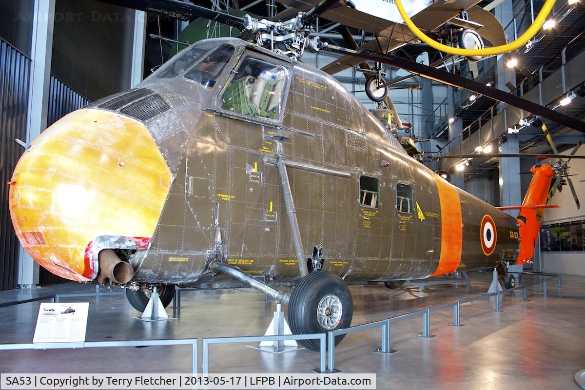 SA53, Sikorsky H-34A Choctaw C/N SA53, Exibited at the AIR & SPACE MUSEUM , Le Bourget , Paris