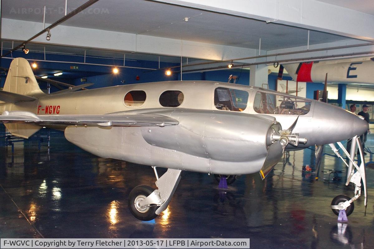 F-WGVC, 1954 Hirch MRA C.100 C/N 01, Exibited at the AIR & SPACE MUSEUM , Le Bourget , Paris