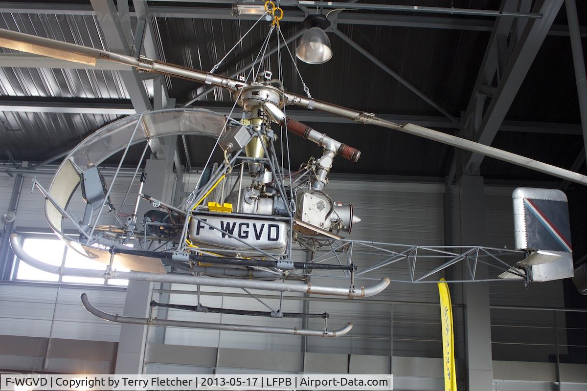 F-WGVD, Sud Aviation SO-1220 Djinn C/N 02, Exibited at the AIR & SPACE MUSEUM , Le Bourget , Paris