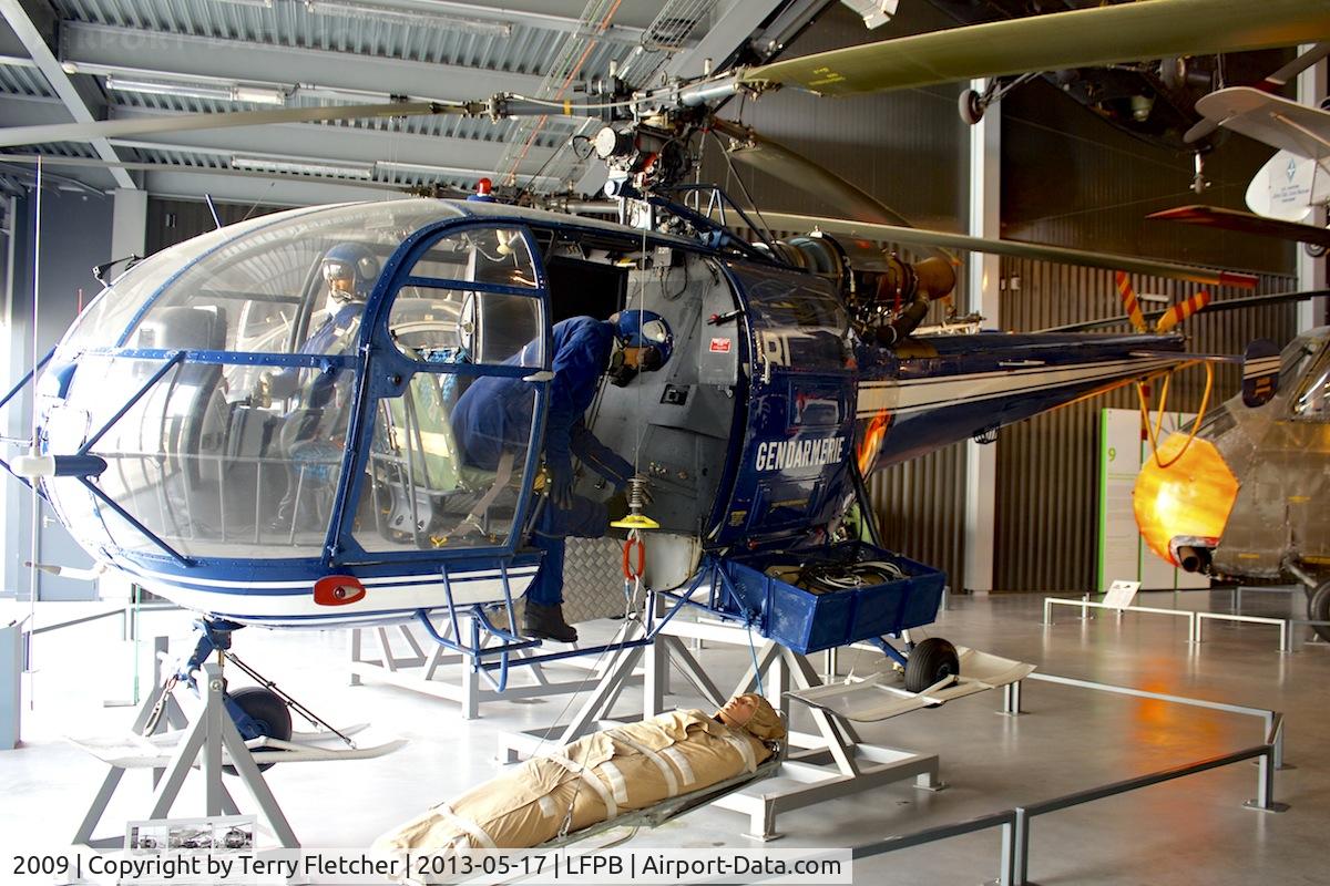 2009, Sud Aviation SA-319B Alouette III C/N 2009, Exibited at the AIR & SPACE MUSEUM , Le Bourget , Paris