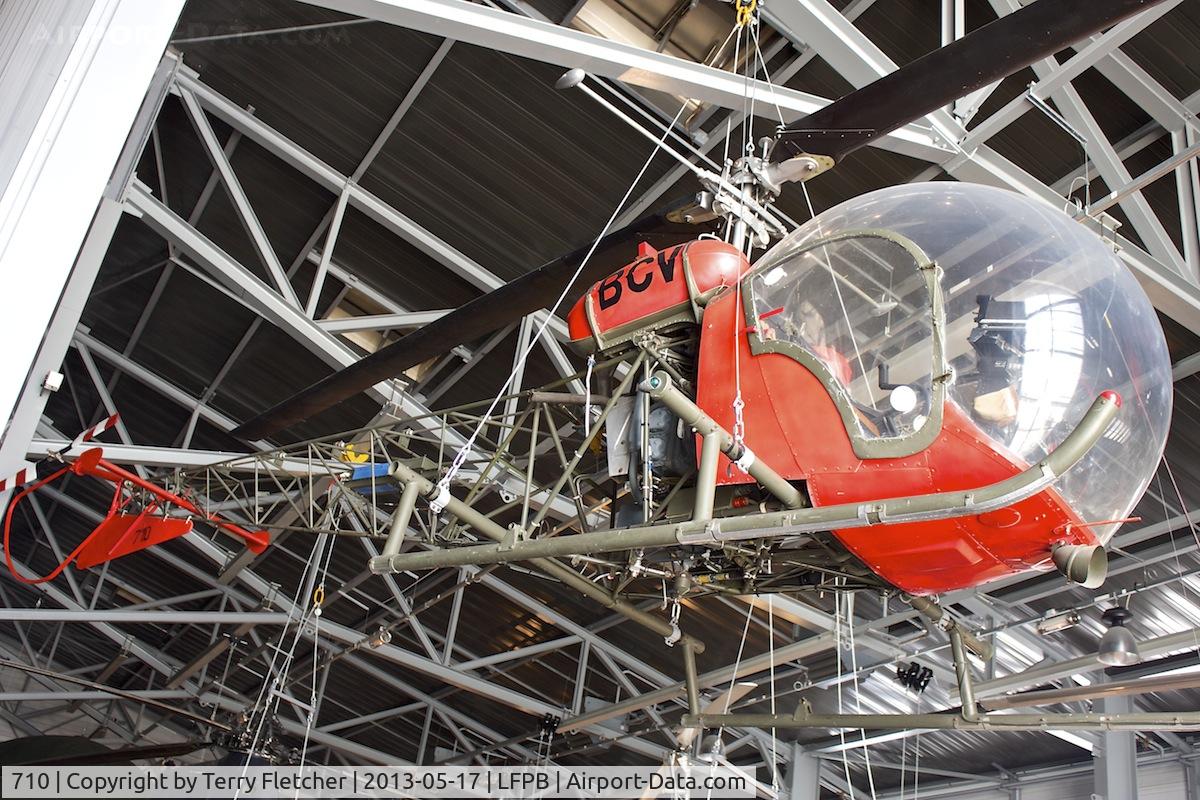 710, Bell 47G C/N 710, Exibited at the AIR & SPACE MUSEUM , Le Bourget , Paris