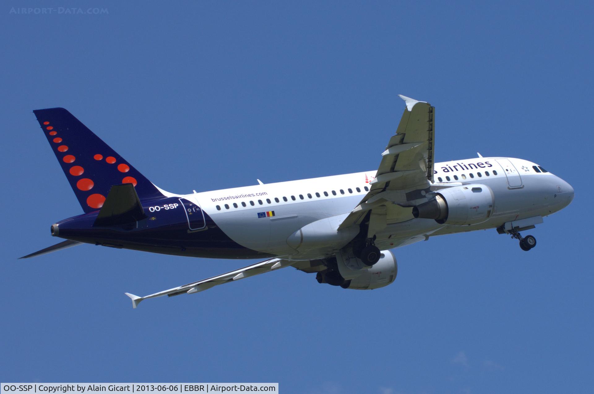 OO-SSP, 1996 Airbus A319-113 C/N 644, Take-off