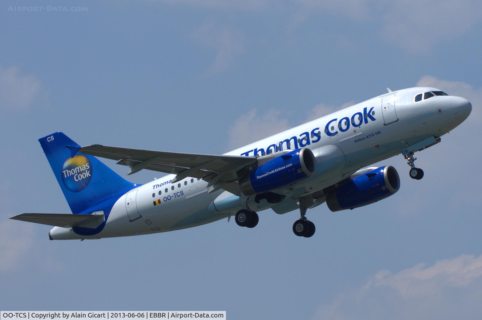 OO-TCS, 2004 Airbus A319-132 C/N 2362, Take off