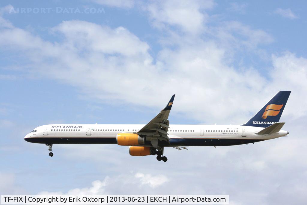 TF-FIX, 2002 Boeing 757-308 C/N 29434, TF-FIX landing on rw 22L