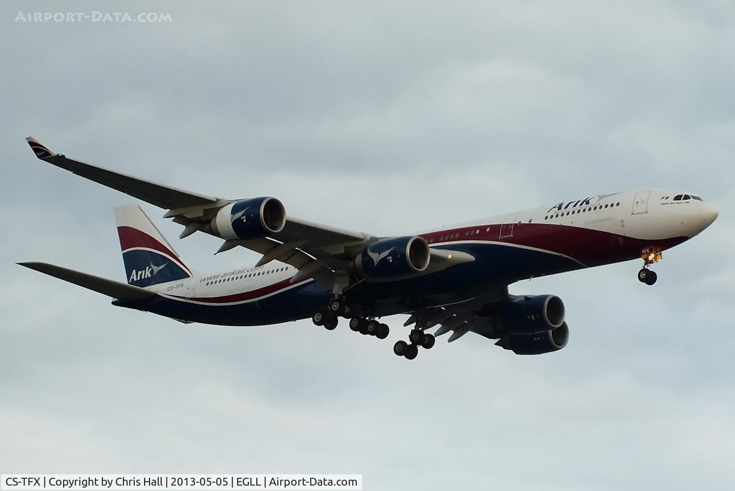 CS-TFX, 2008 Airbus A340-541 C/N 912, Arik Air
