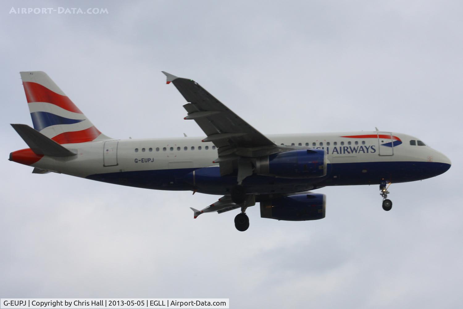 G-EUPJ, 2000 Airbus A319-131 C/N 1232, British Airways