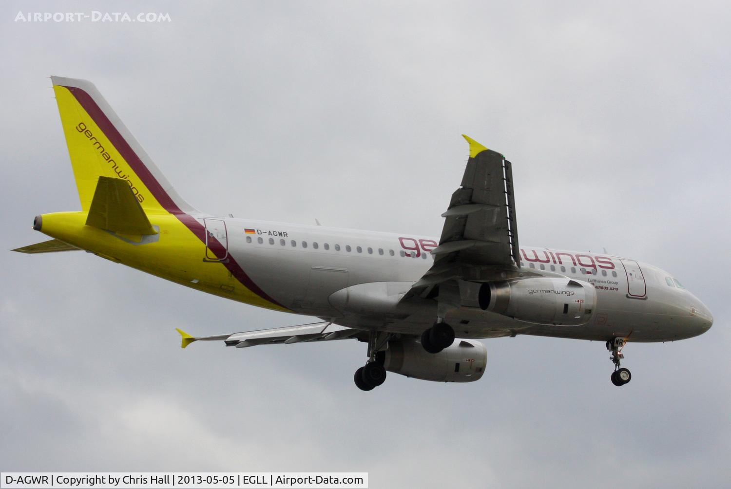 D-AGWR, 2010 Airbus A319-132 C/N 4285, GermanWings