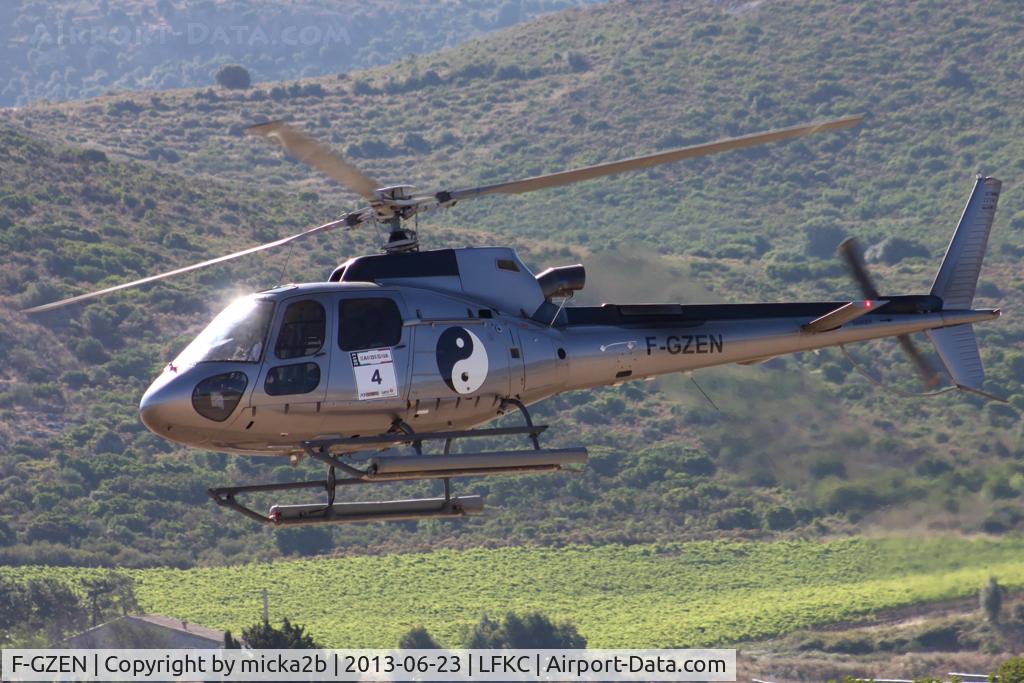 F-GZEN, 2009 Aerospatiale AS-350B-3 Ecureuil C/N 4629, In flight