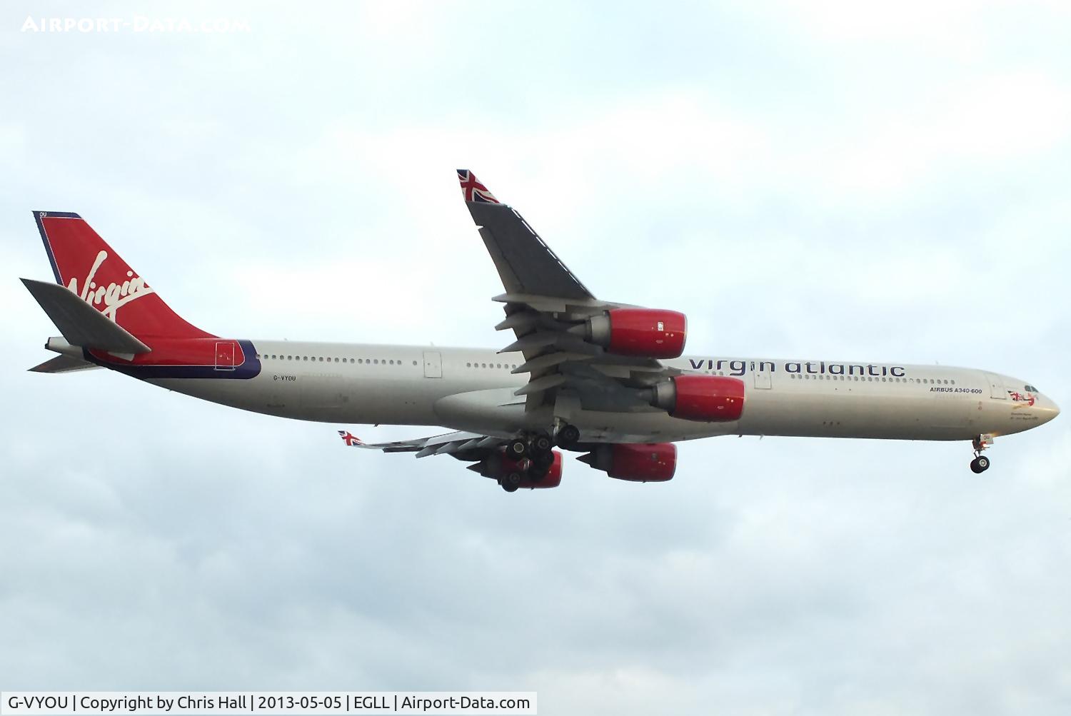 G-VYOU, 2006 Airbus A340-642 C/N 765, Virgin Atlantic